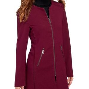 NWT PREMISE STUDIO Collarless Day Coat